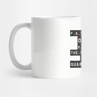 quarantined fathers day shirt Mug